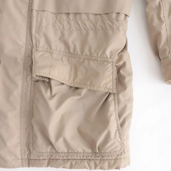 Vintage London Fog Taupe Parka Jacket -  Size 38R - Picture 14 of 15